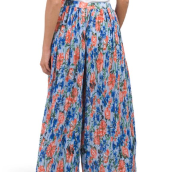 Elie Tahari Jasmine Pleated Pull-On Pants - Picture 2 of 4